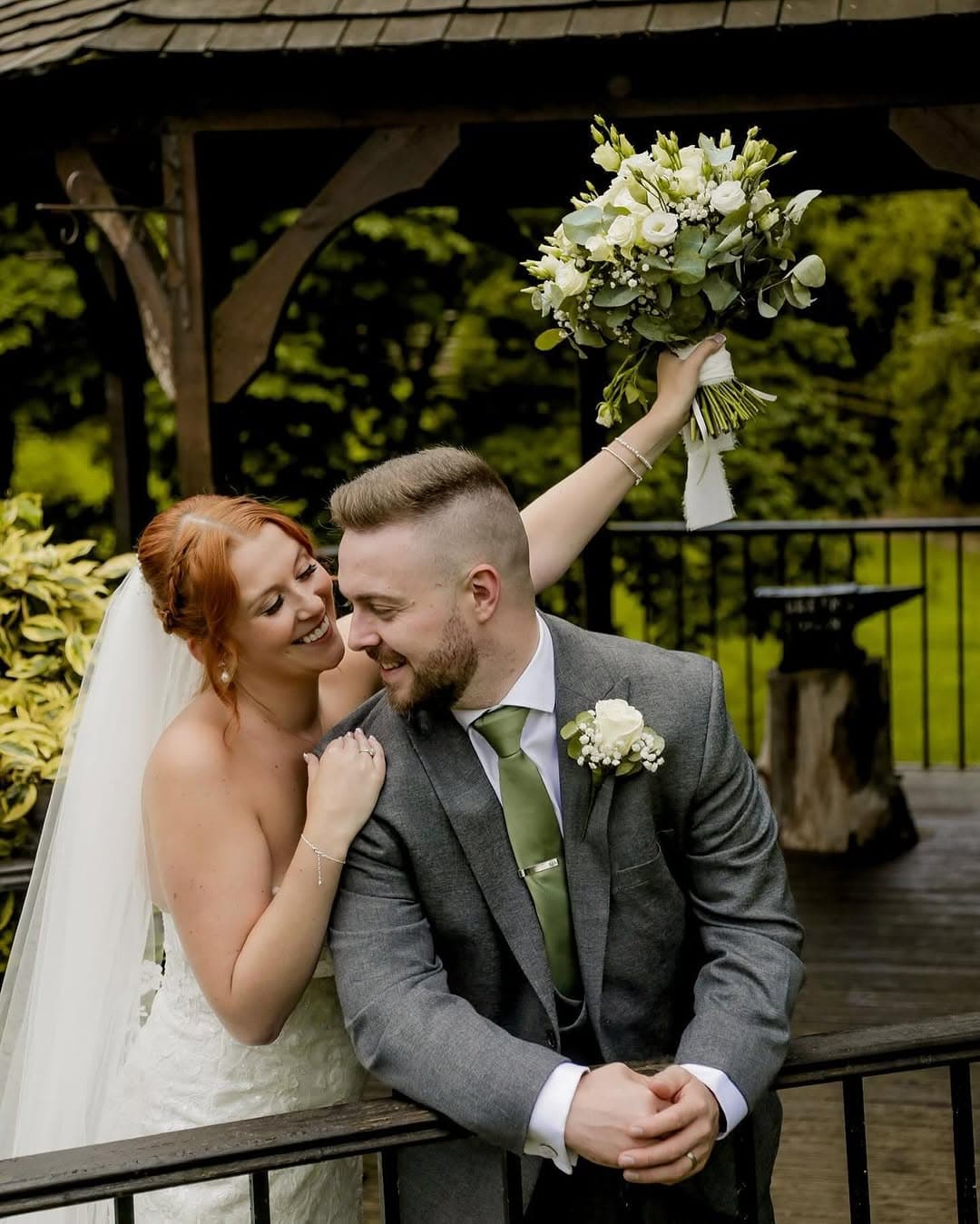 Bride at Gretna Green, makeup by Tallulah